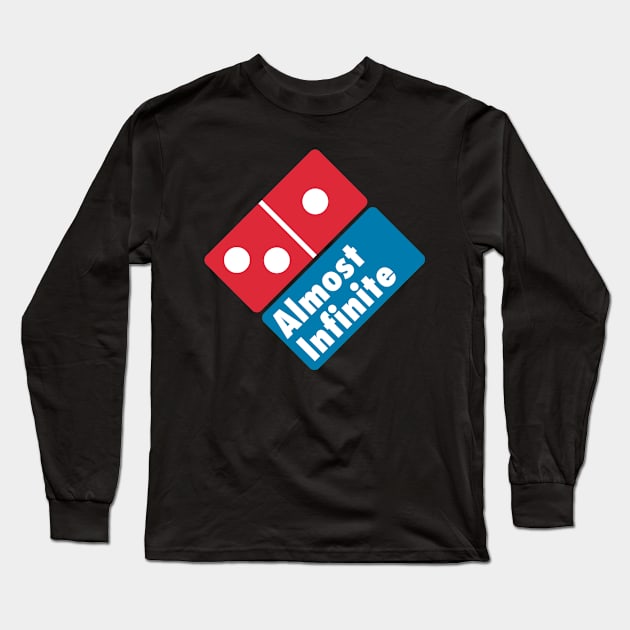 Almost Infinite Pizza Long Sleeve T-Shirt by Vlognation